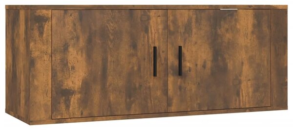Nástěnné TV skříňky 3 ks kouřový dub 100 x 34,5 x 40 cm 3188379