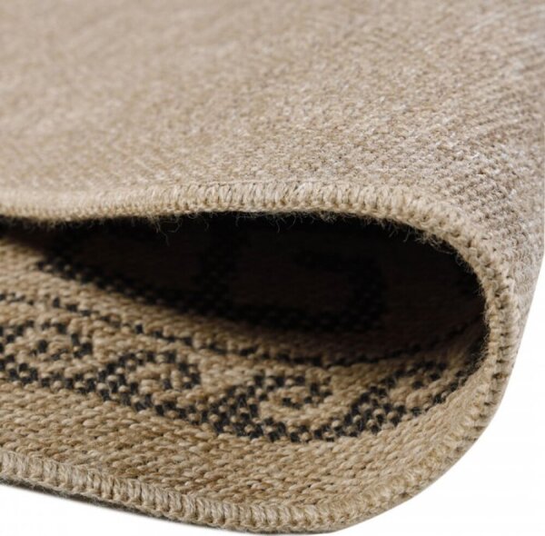 Kusový koberec Comilla 0887 black Kruh 120 cm průměr Kruh 120 cm průměr