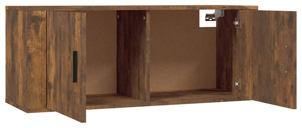 Nástěnné TV skříňky 3 ks kouřový dub 100 x 34,5 x 40 cm 3188379