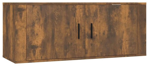Nástěnné TV skříňky 2 ks kouřový dub 100 x 34,5 x 40 cm 3188371