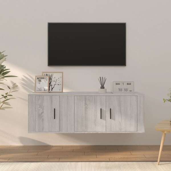 2dílný set TV skříněk šedý sonoma kompozitní dřevo 3188412
