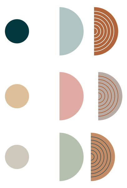 Předklížená vliesová variabilní dekorace na zeď, PLC042, Platinum Shapes, Decoprint