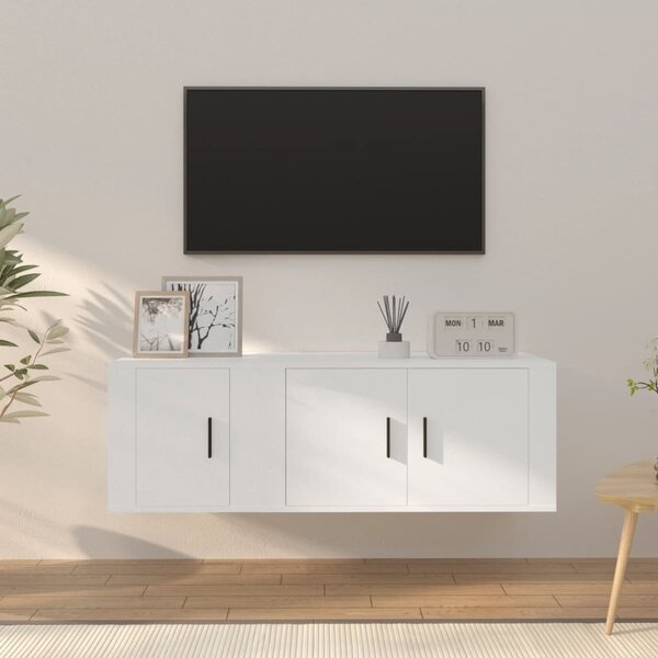 2dílný set TV skříněk bílý kompozitní dřevo 3188406