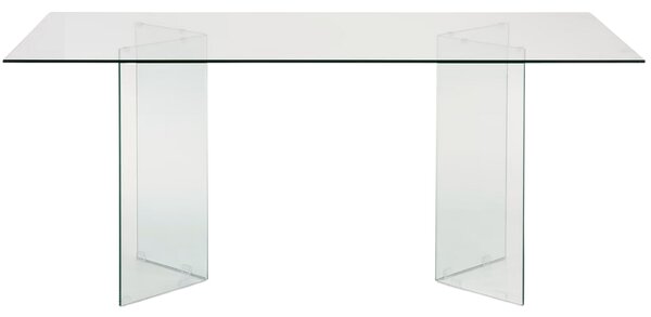 Skleněný jídelní stůl Kave Home Burano 200 x 90 cm