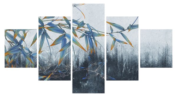 Obraz - Bambus na zdi (125x70 cm)