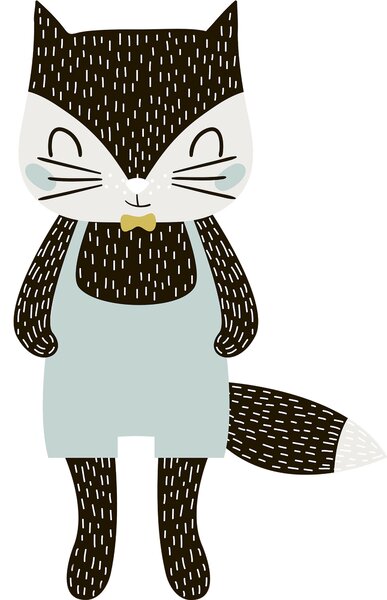 Předklížená vliesová tapeta na zeď, dekorace Kočka, PLC004, Platinum Shapes, Decoprint