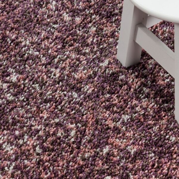 Kusový koberec Enjoy shaggy 4500 pink 60 x 110 cm-SLEVA 1 KUS 60 x 110 cm-SLEVA 1 KUS