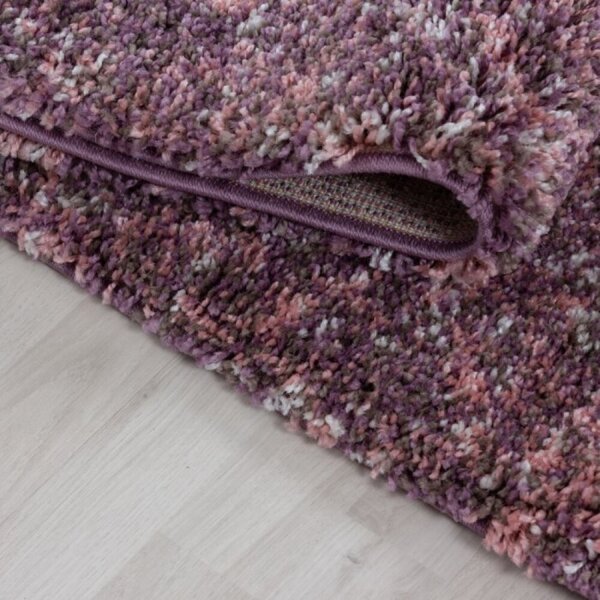 Kusový koberec Enjoy shaggy 4500 pink 60 x 110 cm-SLEVA 1 KUS 60 x 110 cm-SLEVA 1 KUS