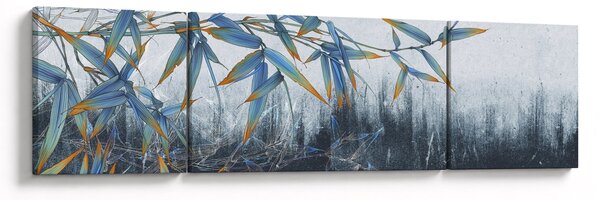 Obraz - Bambus na zdi (170x50 cm)