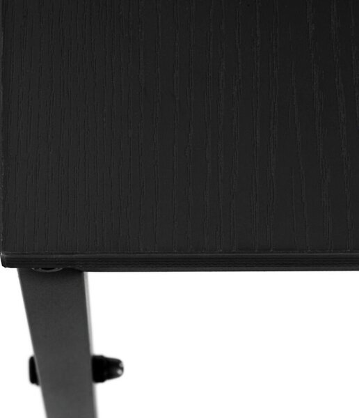 Psací stůl s policemi 120x48 cm SPRINGOS Nexo HF0046 černý