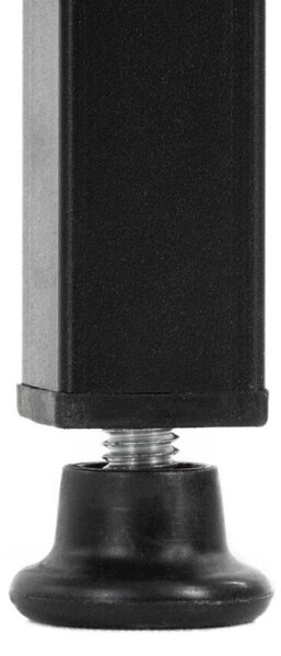 Psací stůl s policemi 120x48 cm SPRINGOS Nexo HF0046 černý
