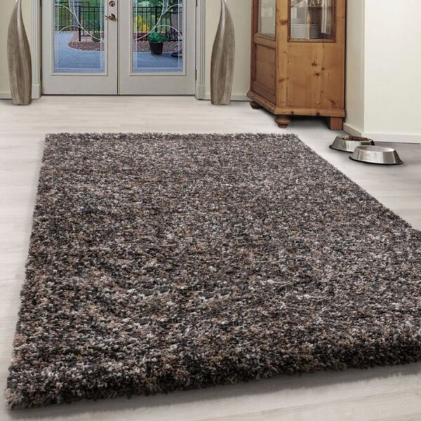 Kusový koberec Enjoy shaggy 4500 taupe 60 x 110 cm 60 x 110 cm