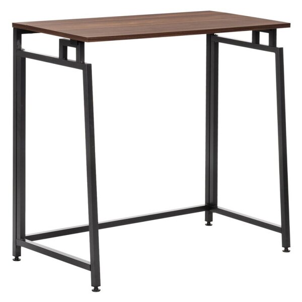 Skládací pracovní stůl 80x40 cm SPRINGOS Flecto tmavě hnědý