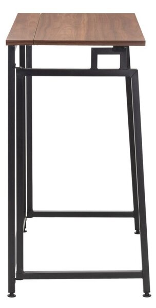 Skládací pracovní stůl 80x40 cm SPRINGOS Flecto tmavě hnědý