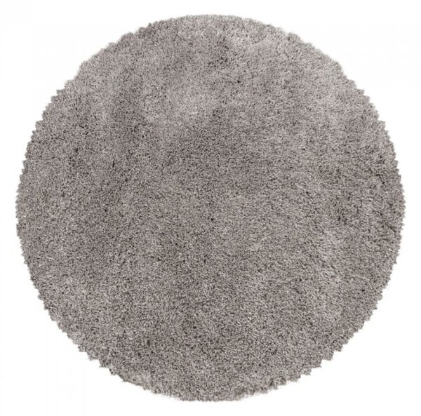 Kusový koberec Fluffy shaggy 3500 beige Kruh průměr 80 cm Kruh průměr 80 cm