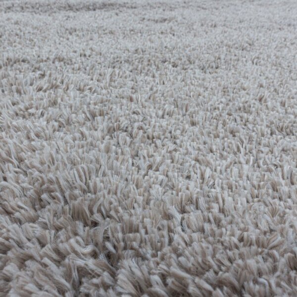 Kusový koberec Fluffy shaggy 3500 beige Kruh průměr 80 cm Kruh průměr 80 cm