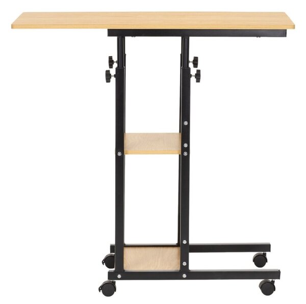 Stolek na notebook 80x40 cm SPRINGOS Lineo HF0060 světle hnědý