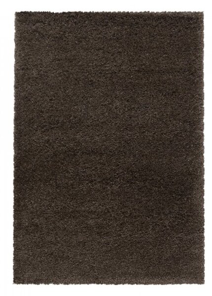 Kusový koberec Fluffy shaggy 3500 brown 60 x 110 cm 60 x 110 cm