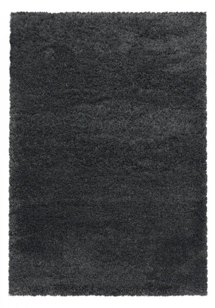 Kusový koberec Fluffy shaggy 3500 grey Kruh průměr 80 cm Kruh průměr 80 cm