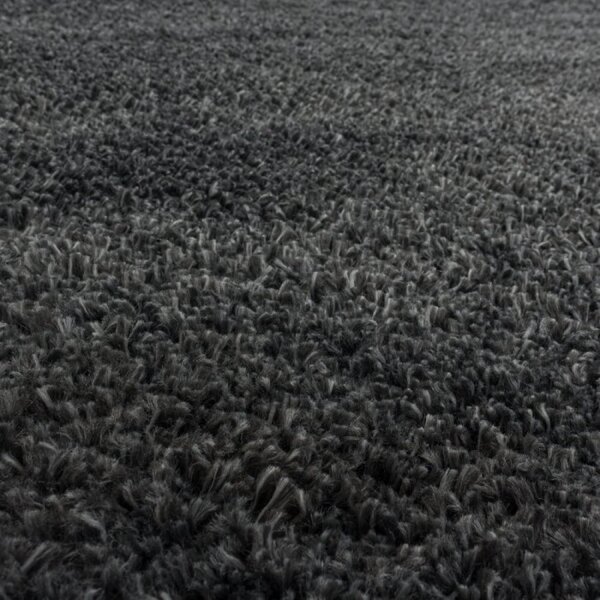 Kusový koberec Fluffy shaggy 3500 grey Kruh průměr 80 cm Kruh průměr 80 cm
