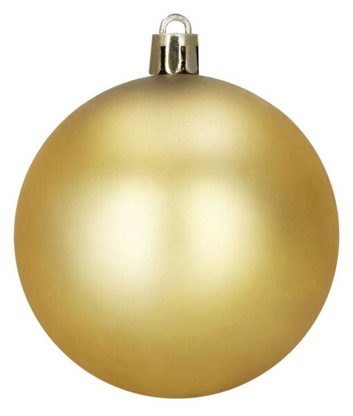 Vánoční baňky zlaté mix - sada 12ks, vánoční ozdoby