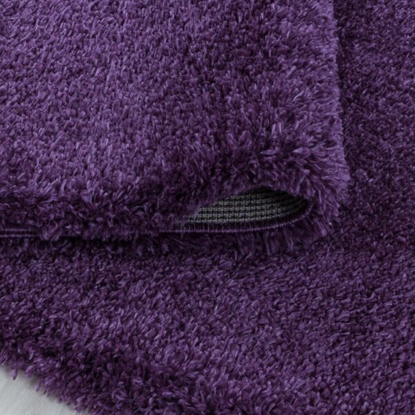 Kusový koberec Fluffy shaggy 3500 lila 60 x 110 cm 60 x 110 cm