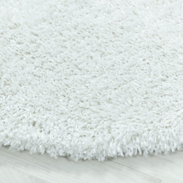 Kusový koberec Fluffy shaggy 3500 white 60 x 110 cm 60 x 110 cm