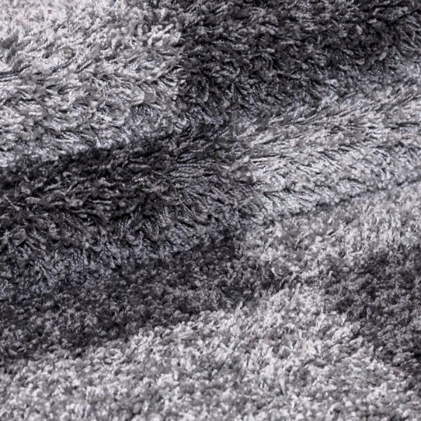 Kusový koberec Gala shaggy 2505 grey Kruh 80 cm průměr Kruh 80 cm průměr