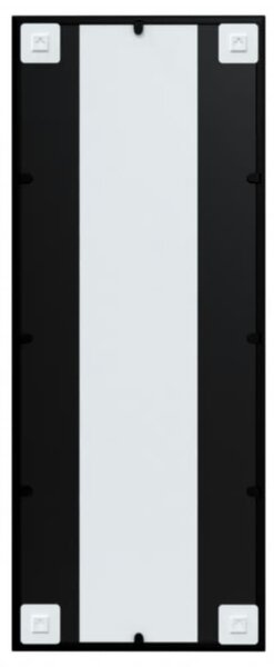 Nástěnná zrcadla 2 ks černá 100 x 40 cm kov 3189034