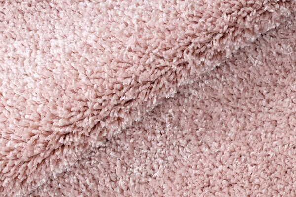 Dywany Łuszczów, Kusový koberec Berber 9000 pink kruh, 120x120 (průměr) kruh, růžová, obývací pokoj