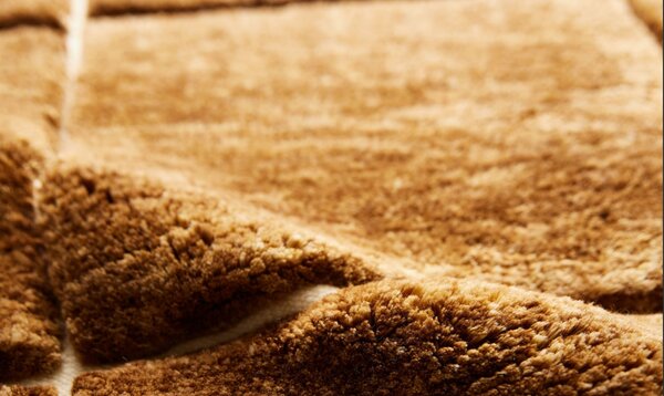 Diamond Carpets India, Ručně vázaný kusový koberec Radiant DE 2269 Multi Colour, 80x150, hnědá, ložnice