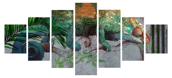 Obraz - Chameleon (210x100 cm)