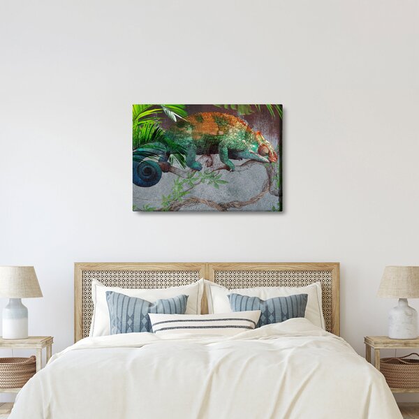 Obraz - Chameleon (70x50 cm)