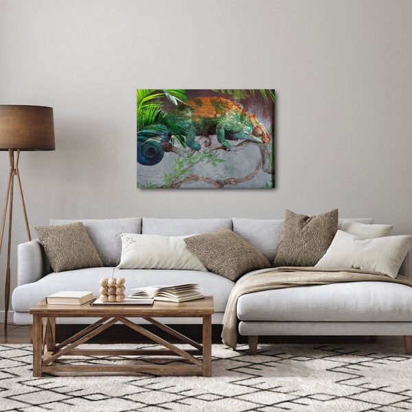 Obraz - Chameleon (70x50 cm)