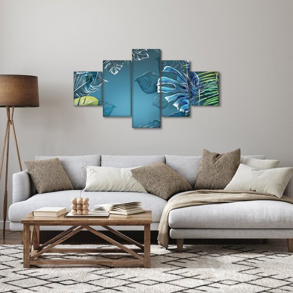 Obraz - Listy tropických rostlin (125x70 cm)