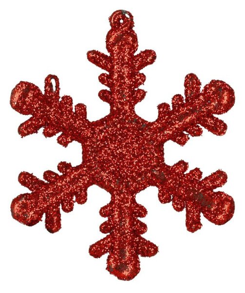 Vánoční baňky červené mix - 7cm sada 24ks, vánoční ozdoby