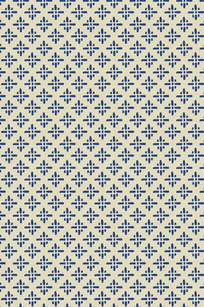 Modro-béžová geometrická vliesová tapeta na zeď, 118579, Joules, Graham&Brown