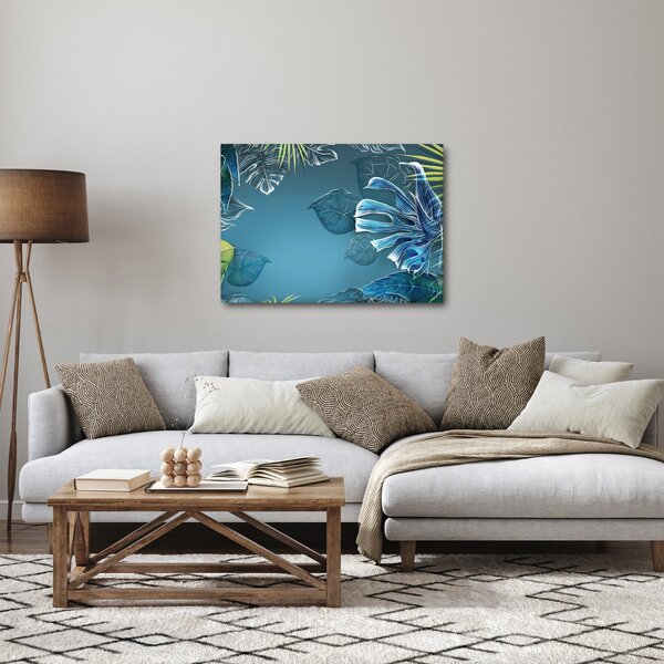 Obraz - Listy tropických rostlin (70x50 cm)