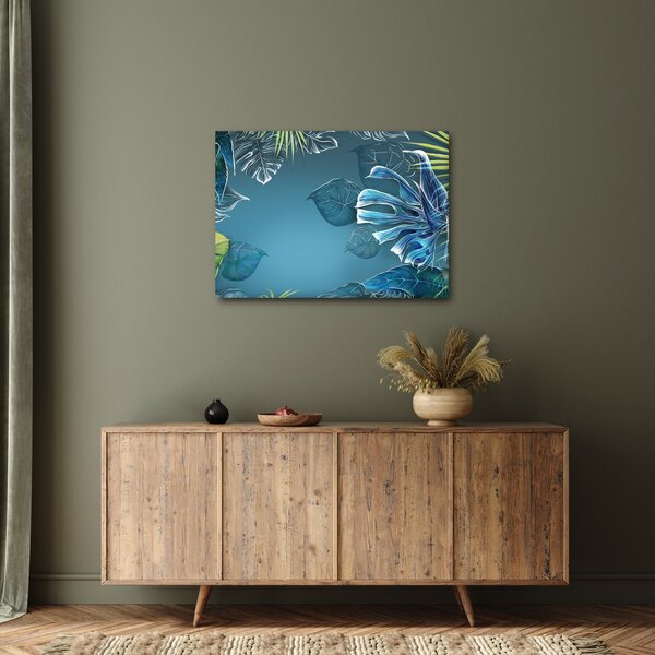 Obraz - Listy tropických rostlin (70x50 cm)