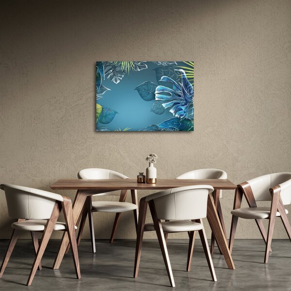 Obraz - Listy tropických rostlin (70x50 cm)