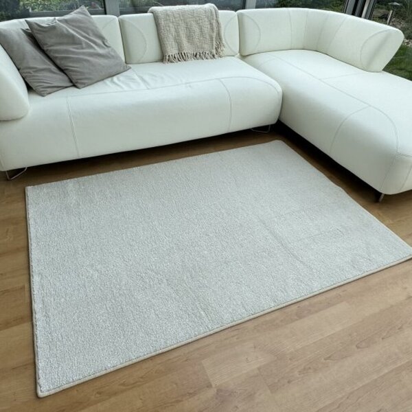 Kusový koberec Lounge krémový 1 m2 bez obšití 1 m2 bez obšití