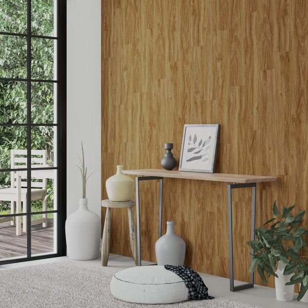 Nástěnné panely vzhled dřeva hnědé PVC 4,12 m² 3189145