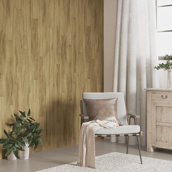 Nástěnné panely vzhled dřeva hnědé PVC 4,12 m² 3189146