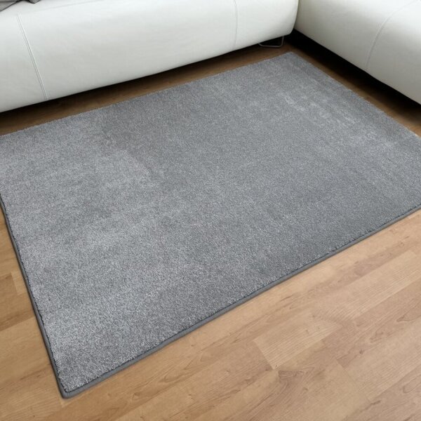 Kusový koberec Lounge šedý 1 m2 bez obšití 1 m2 bez obšití