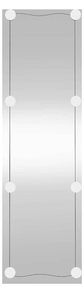 Nástěnné zrcadlo s LED osvětlením 30 x 100 cm sklo obdélníkové 3189151