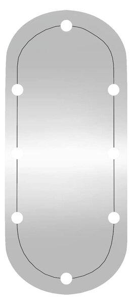 Nástěnné zrcadlo s LED osvětlením 45 x 100 cm sklo oválné 3189164