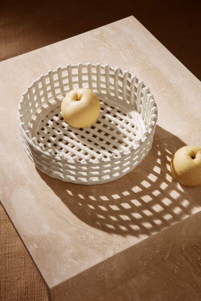 Ferm Living Mísa Ceramic Centrepiece, off-white