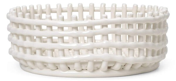 Ferm Living Mísa Ceramic Centrepiece, off-white