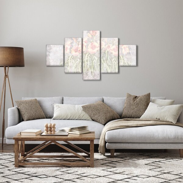 Obraz - Freska lilií (125x70 cm)