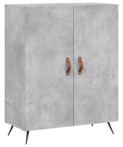 Skříň highboard betonově šedá 69,5x34x180 cm kompozitní dřevo 3189225